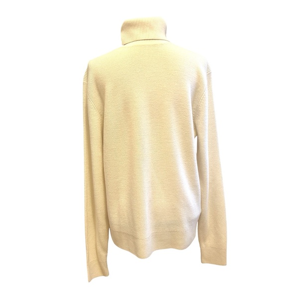 Todd Snyder Sweater Merino Wool Retro Turtle Neck Cream Men's Medium